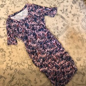 Motherhood Maternity pink/blue floral dress S